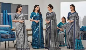 How Are Reliable Uniform Saree Manufacturers in Surat Uplifting Corporate Dress Codes