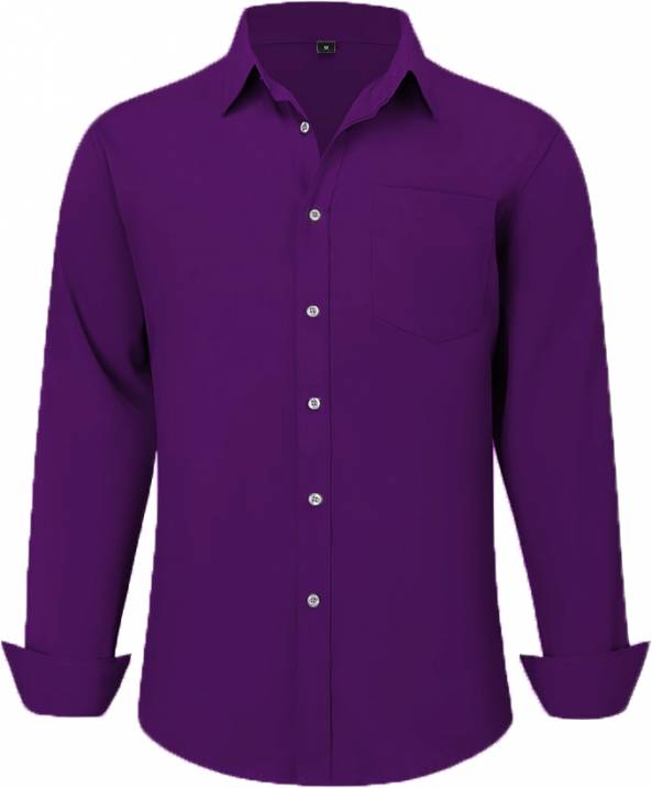 American Purple Mens Plain Readymade Uniform Shirts For Corporate Staff Manufacturers, Suppliers, Exporters in Surat
