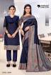 Art Silk Uniform Saree & Salwar Suit Combo By Uniform Unicorn Manufacturers, Suppliers, Exporters in Surat