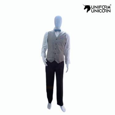 Black Cotton Catering Uniform Mens Medium Size Ideal for Bar Hotel and Catering Service Manufacturers,Suppliers, Exporters in New Delhi