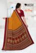 College Staff Ladies Uniform Saree with blouse piece Manufacturers, Suppliers, Exporters in Surat