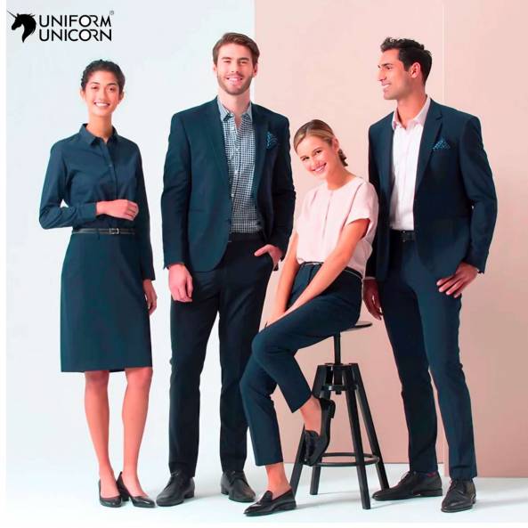 Corporate Front Office Uniform Poly Cotton Top and Bottom for Unisex All Colors Manufacturers, Suppliers, Exporters in Surat