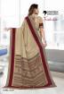 Cream Color Uniform Saree By Uniform Unicorn Manufacturers, Suppliers, Exporters in Surat