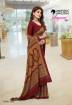 Crepe Silk Uniform Saree With Blouse Piece Manufacturers, Suppliers, Exporters in Surat