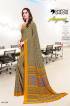 Crepe Uniform Saree Manufacturer In India Manufacturers, Suppliers, Exporters in Surat