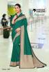 Daily Wear Dark Green Color Anganwadi Uniform Saree By Uniform Unicorn (with blouse piece) Manufacturers, Suppliers, Exporters in Surat