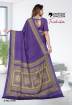 Fancy Uniform Sarees For Woman Staff School Staff Manufacturers, Suppliers, Exporters in Surat