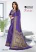 Fancy Uniform Sarees For Woman Staff School Staff Manufacturers, Suppliers, Exporters in Surat