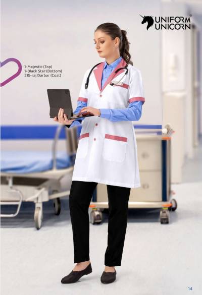 Female Doctor Coat With Multi Color Manufacturers,Suppliers, Exporters in Surat