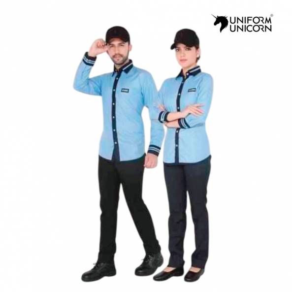 Full Sleeve Modern Uniform Set Unisex Professional Workwear Manufacturers, Suppliers, Exporters in Surat