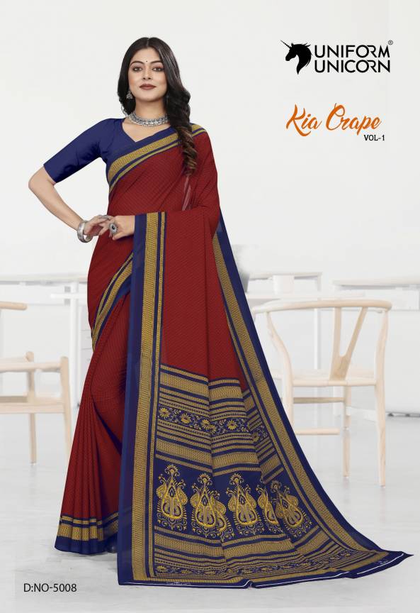 Hotel Receptionist Uniform Saree Manufacturers, Suppliers, Exporters in Surat