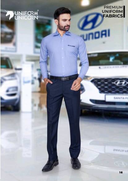 Hyundai Sale Manager Uniform With Blue Shirt And Black Pant Manufacturers,Suppliers, Exporters in Surat
