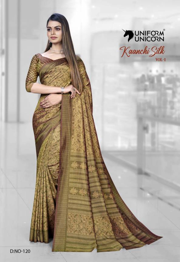 Kaanchi Silk Golden Shade Designer Saree Manufacturers, Suppliers, Exporters in Surat