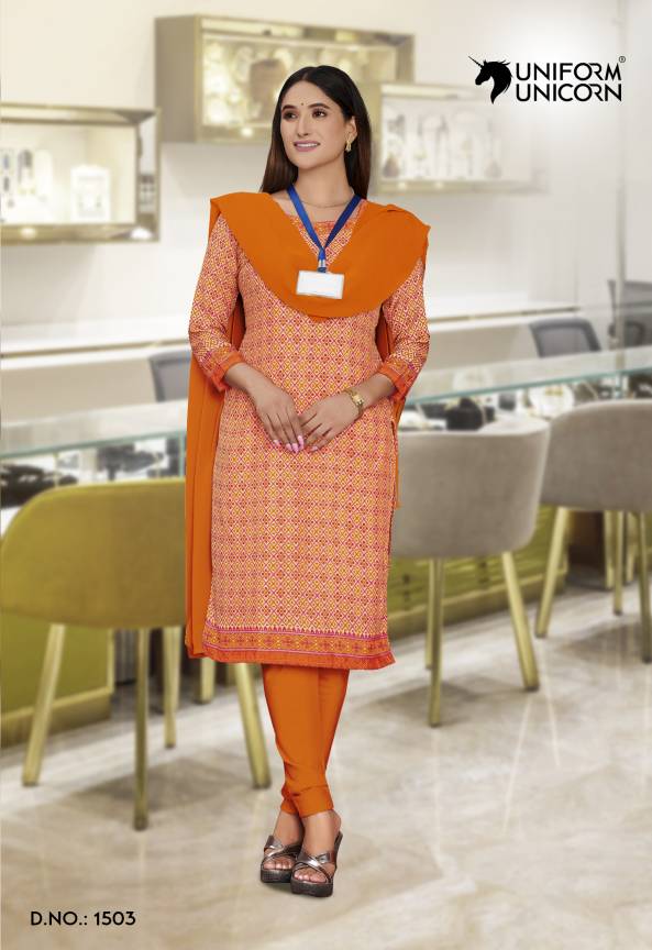 Ladies Crepe Salwar Suit By Uniform Unicorn Manufacturers, Suppliers, Exporters in Surat