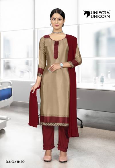 Ladies Unstitched Salwar Suit By Uniform Unicorn Manufacturers,Suppliers, Exporters in Surat