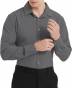Men Charcoal Solid Slim Fit Formal Shirt Manufacturers, Suppliers, Exporters in Surat