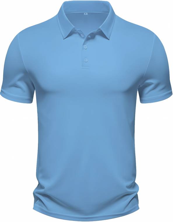 Men Corporate Polo T Shirts Sky Blue Half Sleeves Manufacturers, Suppliers, Exporters in Surat