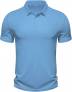 Men Corporate Polo T Shirts Sky Blue Half Sleeves Manufacturers, Suppliers, Exporters in Surat