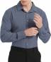 Men Solid Formal Dark Electric Blue Shirt With Full Sleeves Manufacturers, Suppliers, Exporters in Surat