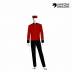 Mens Bellboy Uniform for Hotel Red Tops and Black Pants Customized Design Manufacturers, Suppliers, Exporters in Surat