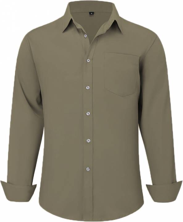 Mens Plain Slim Fit Casual Shirts with Spread Collar & Long Sleeves Manufacturers, Suppliers, Exporters in Surat