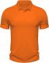 Mens Polo Neck Half Sleeve Solid Dark Orange T-Shirts Manufacturers, Suppliers, Exporters in Surat