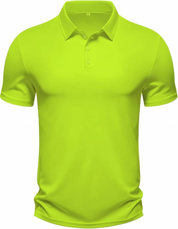 Mens Polo T Shirt Lime Green By Uniform Unicorn Manufacturers, Suppliers, Exporters in Surat