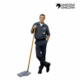 Office Housekeeping Uniform Blue Corporate Style Unisex  Available in S-3XL Manufacturers, Suppliers, Exporters in Goa