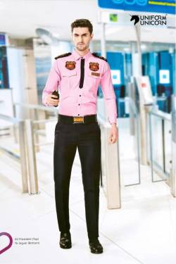 Pink Color Full Sleeves Shirt Security Uniform Set Manufacturers,Suppliers, Exporters in New Delhi