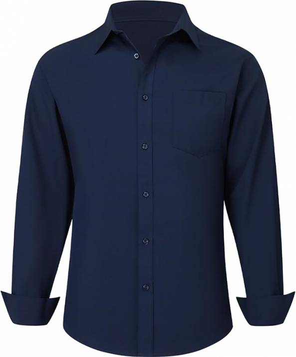 Plain Navy blue Premium Formal Shirt for men Manufacturers, Suppliers, Exporters in Surat