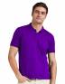 Polo Collar T Shirt, Half Sleeves, Plain Purple Manufacturers, Suppliers, Exporters in Surat