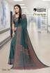 Premium Crape Hospital Receptionist Uniform Sarees Manufacturers, Suppliers, Exporters in Surat