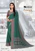 Printed Crepe Silk Saree By Uniform Unicorn Manufacturers, Suppliers, Exporters in Surat