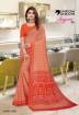 Printed Crepe Uniform Sarees For Jewellry showroom Manufacturers, Suppliers, Exporters in Surat