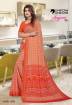 Printed Crepe Uniform Sarees For Jewellry showroom Manufacturers, Suppliers, Exporters in Surat