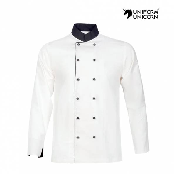 Professional Chef Jacket White Durable Poly Cotton Fabric Sizes S to 5XL Manufacturers, Suppliers, Exporters in Surat