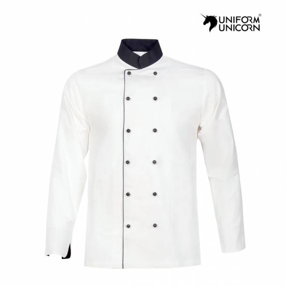 Professional Chef Jacket White Durable Poly Cotton Fabric Sizes S to 5XL Manufacturers,Suppliers, Exporters in Surat