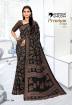 Professional Corporate Office Staff Uniform Crepe Saree Manufacturers, Suppliers, Exporters in Surat