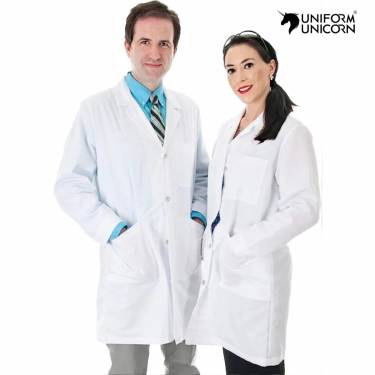 Professional White Lab Coat Medium Size Full Sleeves Cotton Fabric Machine Wash Manufacturers,Suppliers, Exporters in New Delhi