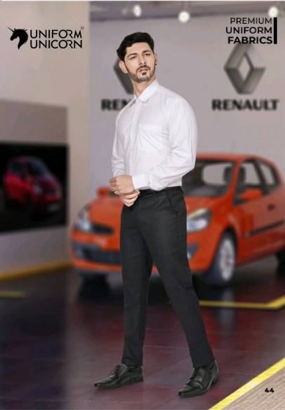 Renault Sales Staff Uniform With White Shirt And Black Pant Manufacturers,Suppliers, Exporters in Surat