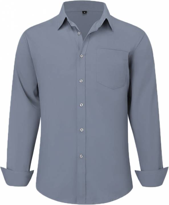 Slate Gray Formal Shirt For Front Office Staff Manufacturers, Suppliers, Exporters in Surat