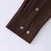 Slim Fit Full Sleeves Formal Corporate Wear Shirt Coffee Color Manufacturers, Suppliers, Exporters in Surat