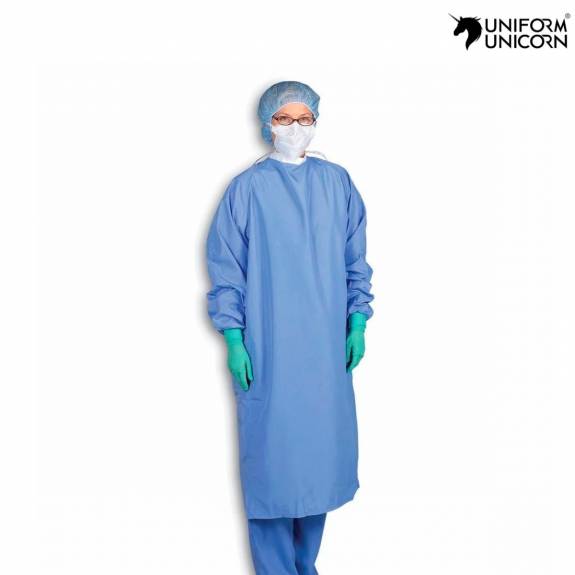 Stitched Green Patient Gown Medium Size Standard Pattern Polyester Cotton Blen Handwash Care Manufacturers,Suppliers, Exporters in Surat