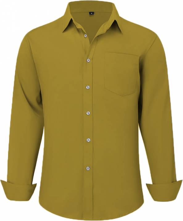 Stylish Mehendi Formal Shirt For Corporate Office Wear Manufacturers, Suppliers, Exporters in Surat