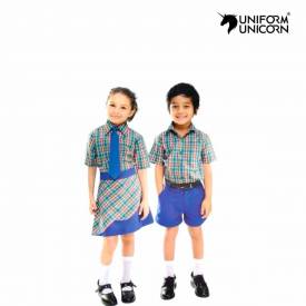 Summer Cotton School Uniform Collar Neck Half Sleeve Handwash Manufacturers, Suppliers, Exporters in Dubai