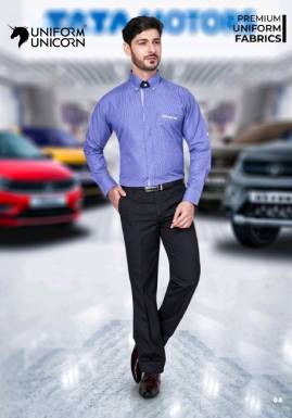 Tata Motors Sale Manager Uniform With Blue Shirt And Black Pant Manufacturers, Suppliers, Exporters in Dubai