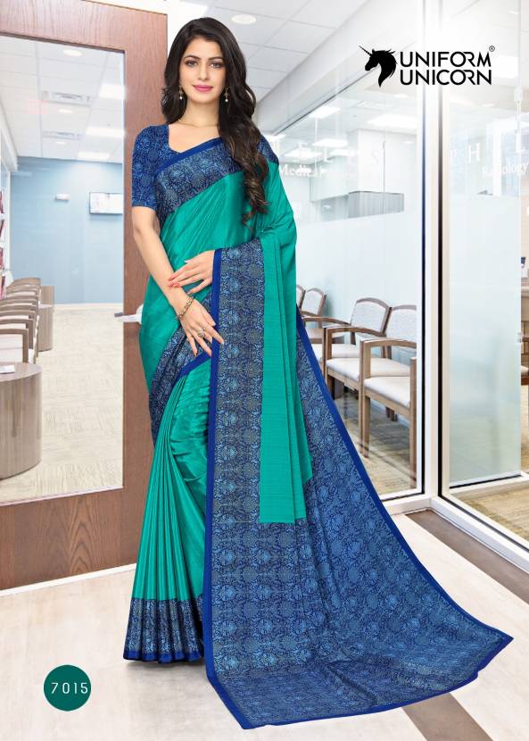 Uniform Saree Enhance Your Professional Image Manufacturers, Suppliers, Exporters in Surat