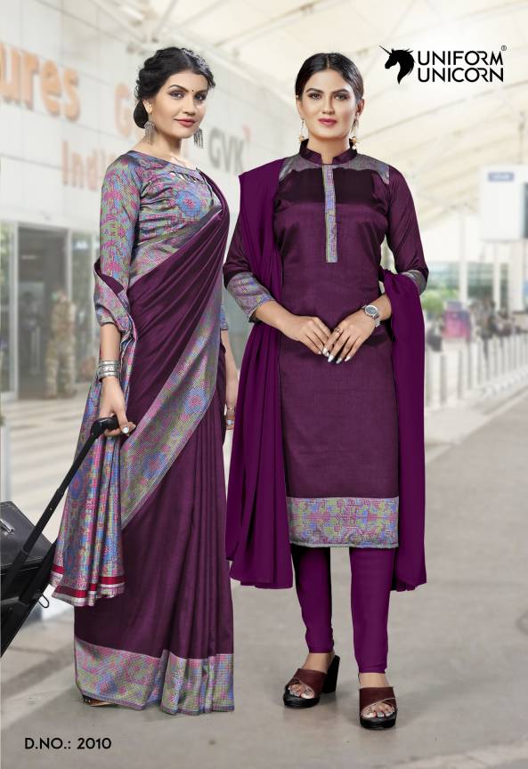Uniform Saree Salwar Suit in Same Concept By Uniform Unicorn Manufacturers, Suppliers, Exporters in Surat