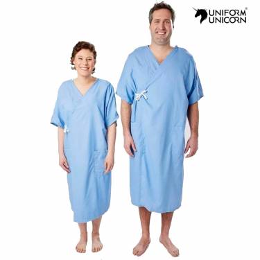 Unisex Clinic Uniform  Blue and Green Stitched Half Sleeves Small Medium Large Sizes Manufacturers,Suppliers, Exporters in New Delhi