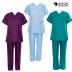 Unisex Clinic Uniform Plain Cotton Collar Neck Machine Washable Manufacturers, Suppliers, Exporters in Surat